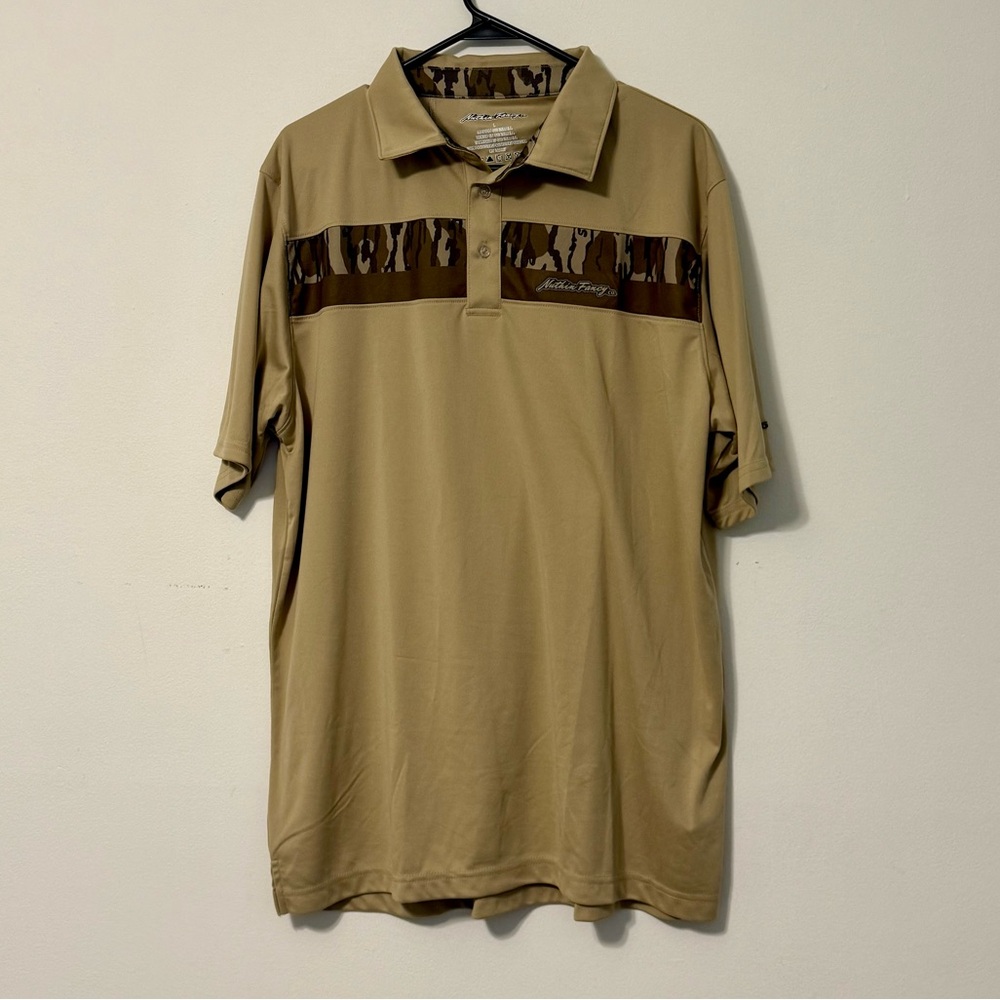 Men's Tan Polo Shirt - Nuthin Fancy Co